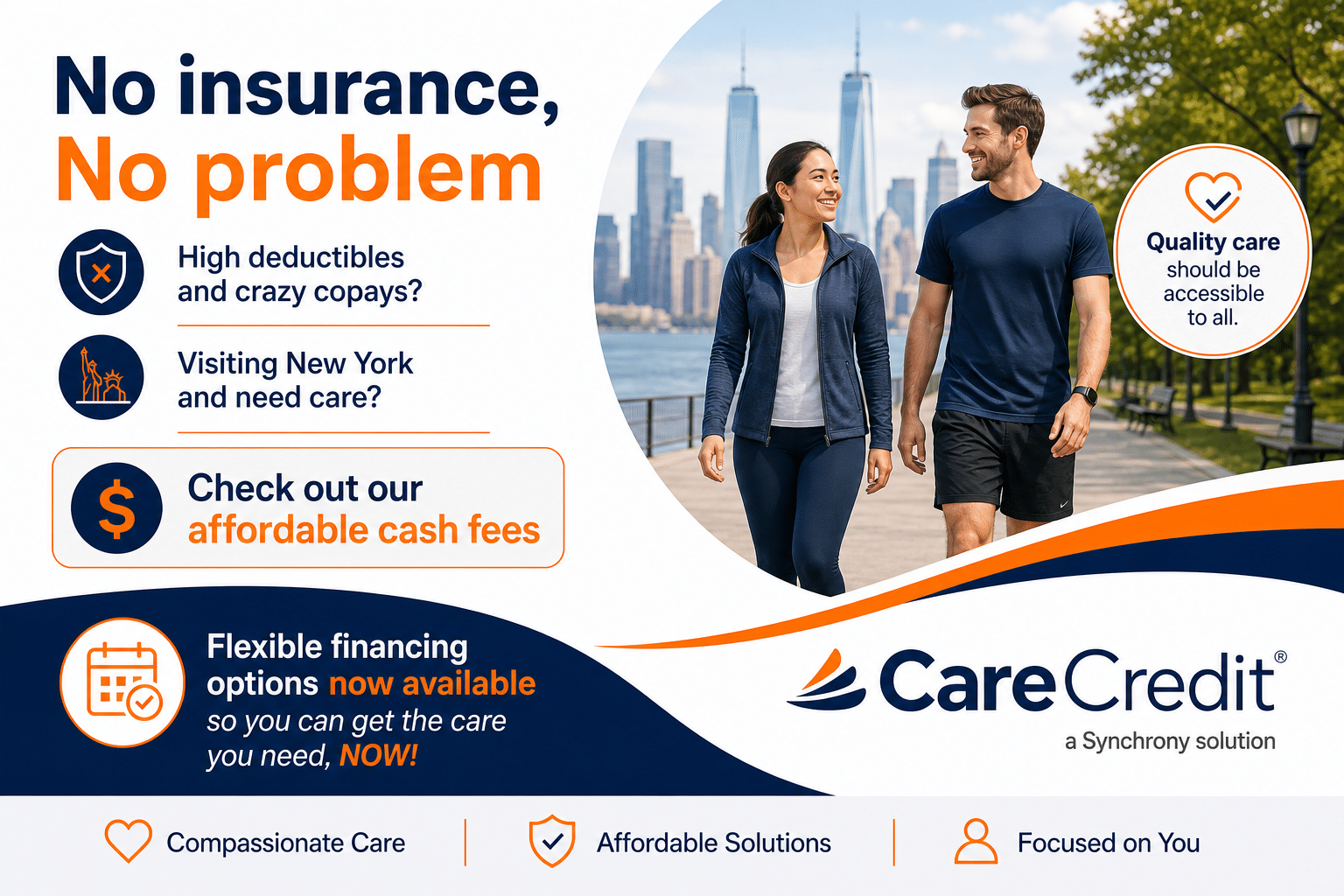 “Affordable women’s health care in NYC with no insurance needed at Walk In GYN Care offering cash fees and flexible financing”